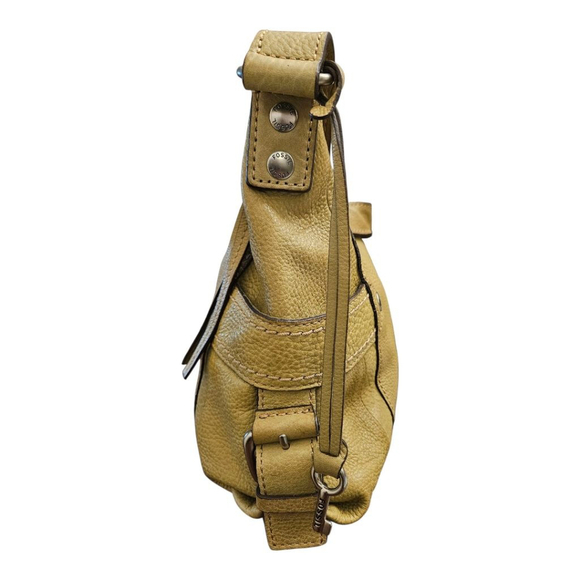 Fossil Olive Green Leather Shoulder Bag Medium - Picture 3 of 16